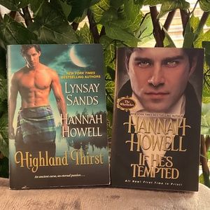AUTOGRAPHED copy of If He’s Tempted by Hannah Howell & Highland Thirst